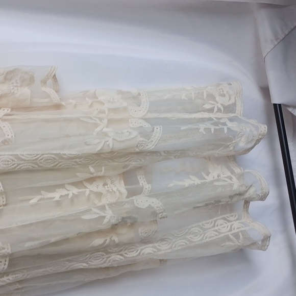 Entro Lovely Lace Dress Wedding Dress Boho Lace Rehersal, Crochet, S - Picture 6 of 11